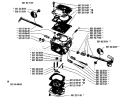 Page B Diagram and Parts List for 61 1985-06 Husqvarna Chainsaw