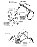 Page C Diagram and Parts List for 61 1985-06 Husqvarna Chainsaw