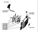 Page J Diagram and Parts List for 61 1986-03 Husqvarna Chainsaw