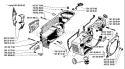 Page D Diagram and Parts List for 61 1986-03 Husqvarna Chainsaw