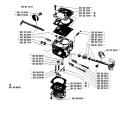 Page B Diagram and Parts List for 61 1986-12 Husqvarna Chainsaw