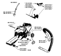 Page E Diagram and Parts List for 61 1987-11 Husqvarna Chainsaw