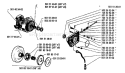 Page H Diagram and Parts List for 61 1987-11 Husqvarna Chainsaw