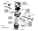 Page B Diagram and Parts List for 61 1988-06 Husqvarna Chainsaw