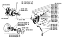 Page H Diagram and Parts List for 61 1988-06 Husqvarna Chainsaw