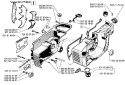 Page D Diagram and Parts List for 61 1997-01 Husqvarna Chainsaw