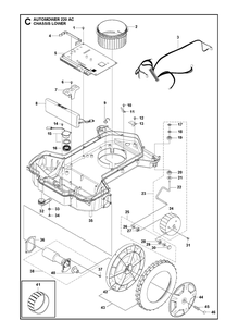 Part Location Diagram of 576019402 Husqvarna Lockwasher