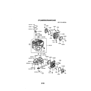 Part Location Diagram of 92153-7054 Lawn Boy Bolt 8X50
