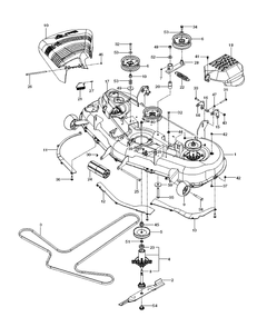 Mower Deck / Cutting Deck Diagram and Parts List for MZ5424S (967003903)(2013-07) Husqvarna Lawn Mower