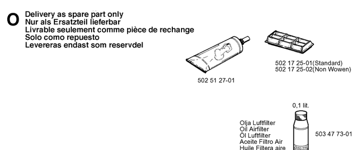 Accessories 2 Diagram and Parts List for 250RX 19973100001-Current Husqvarna Brush Cutter