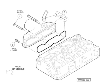 Diesel Inlet Manifold Diagram and Parts List for HUV4420G 2006-11 Husqvarna Lawn Tractor