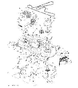 Mower Deck / Cutting Deck Diagram and Parts List for YTH2754T (96041006203)(2010-04) Husqvarna Lawn Tractor