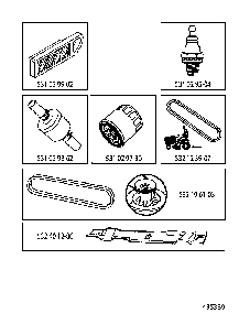 Frequently Used Parts Diagram and Parts List for GTH260TWIN (96041004504)(2010-03) Husqvarna Lawn Tractor