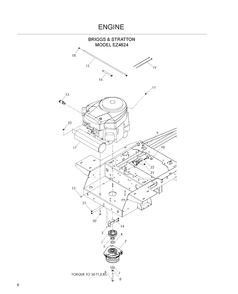 Part Location Diagram of 539113977 Husqvarna CLUTCH, 90 FT/LBS