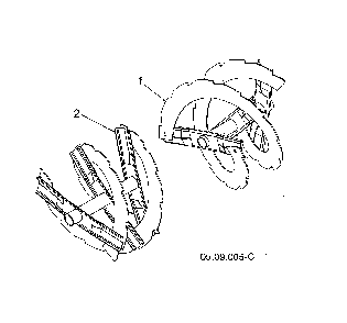 Auger weld Diagram and Parts List for 96193012204  Husqvarna Snow Blower
