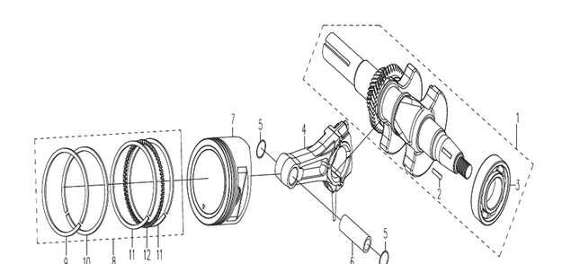 Part Location Diagram of 588003001 Husqvarna Woodruff Key