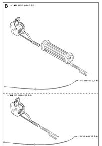 Throttle Controls Diagram and Parts List for 325RX 20001900001-20010500000 Husqvarna Brush Cutter
