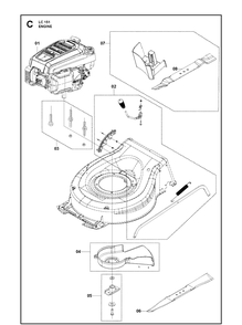 Part Location Diagram of 599912502 Husqvarna Engine