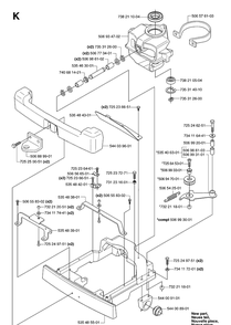 Part Location Diagram of 535483801 Husqvarna Bracket