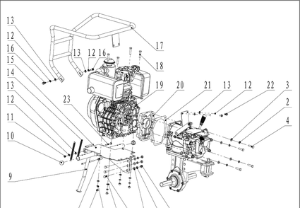 Part Location Diagram of 590368601 Husqvarna Flange