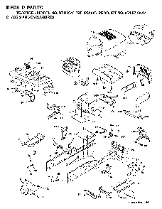 Chassis And Enclosures Diagram and Parts List for GTH2548A (954572004)(2004-05) Husqvarna Lawn Tractor