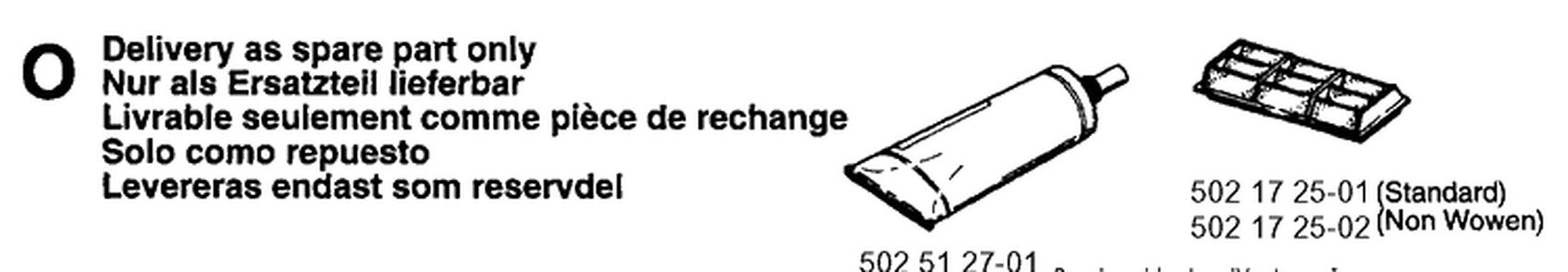 Accessories 2 Diagram and Parts List for 250R 19954000001-19973100000 Husqvarna Brush Cutter