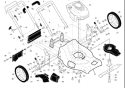 Page A Diagram and Parts List for 65021 CHV 96143001903 -2007-08 Husqvarna Lawn Mower