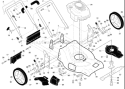 Part Location Diagram of 532196401 Husqvarna Selector Knob