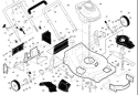 Page A Diagram and Parts List for 65022 ES 96143002301 -2007-08 Husqvarna Lawn Mower