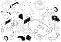 Page B Diagram and Parts List for 65022 ES 96143002302 -2008-04 Husqvarna Lawn Mower