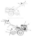 Part Location Diagram of 532171079 Husqvarna Decal, Engine B&S 6.5 HP