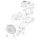 Page D Diagram and Parts List for 650RTT 650 RTT 96093000202 -2008-01 Husqvarna Tiller