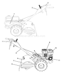 Page A Diagram and Parts List for 650RTT 650 RTT 9609300201 -2006-12 Husqvarna Tiller
