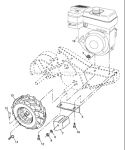 Page D Diagram and Parts List for 650RTT 650 RTT 9609300201 -2006-12 Husqvarna Tiller