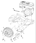 Page D Diagram and Parts List for 650 RTT A 954329172 -2003-01 Husqvarna Tiller