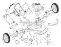 Page C Diagram and Parts List for 6522SHC 6522 SHC 954222718 -2001-11 Husqvarna Lawn Mower