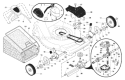Part Location Diagram of 532189680 Husqvarna Frame, Grassbag