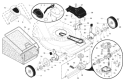 Part Location Diagram of 532432666 Husqvarna Drive Cover