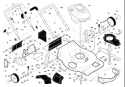 Page B Diagram and Parts List for 6522SL 6522 SL 96143000801 -2005-09 Husqvarna Lawn Mower