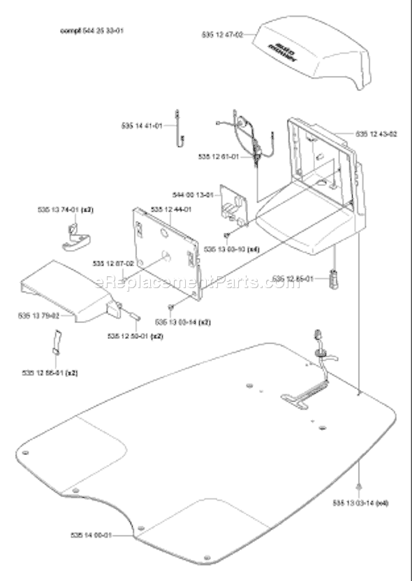 Page C Diagram and Parts List for AUTOMOWER (Generation 2) (2006-02) Husqvarna Lawn Mower
