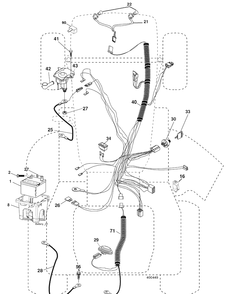 Part Location Diagram of 192540 Husqvarna Screw Plastic 10-14 x 2.0