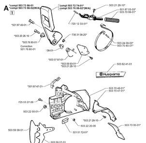 Part Location Diagram of 503212801 Husqvarna 