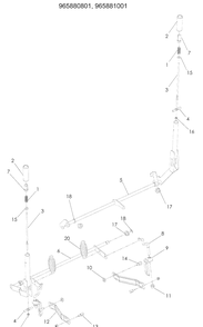 Part Location Diagram of 539111690 Husqvarna SPACER