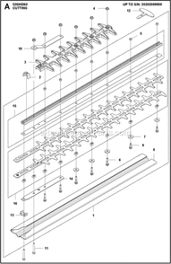 Cutting Equipment 2 Diagram and Parts List for 520IHD60  Husqvarna Trimmer