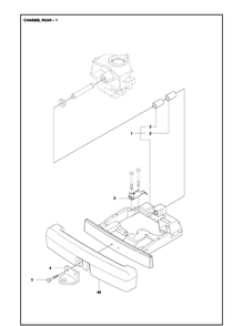 Chassis Rear 9 Diagram and Parts List for R216 2017-07 Husqvarna Lawn Mower