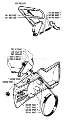 Part Location Diagram of 501419303 Husqvarna Adjusting Nut
