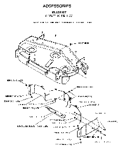 Accessories Diagram and Parts List for BZ34C (968999316)(2006-04) Husqvarna Lawn Tractor