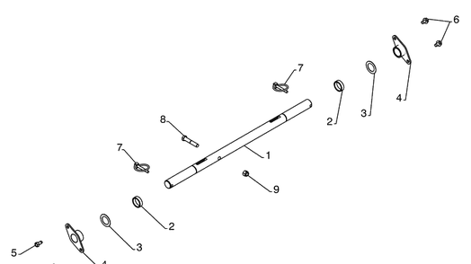 Drive 2 Diagram and Parts List for 13524SBXLS (961930048)(2009-07) Husqvarna Snow Blower
