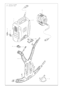Part Location Diagram of 581033401 Husqvarna Fuse
