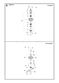 52-Inch/132cm Cutting Deck 3 Diagram and Parts List for C132 (961019501)(2012) Husqvarna Lawn Tractor Accessories